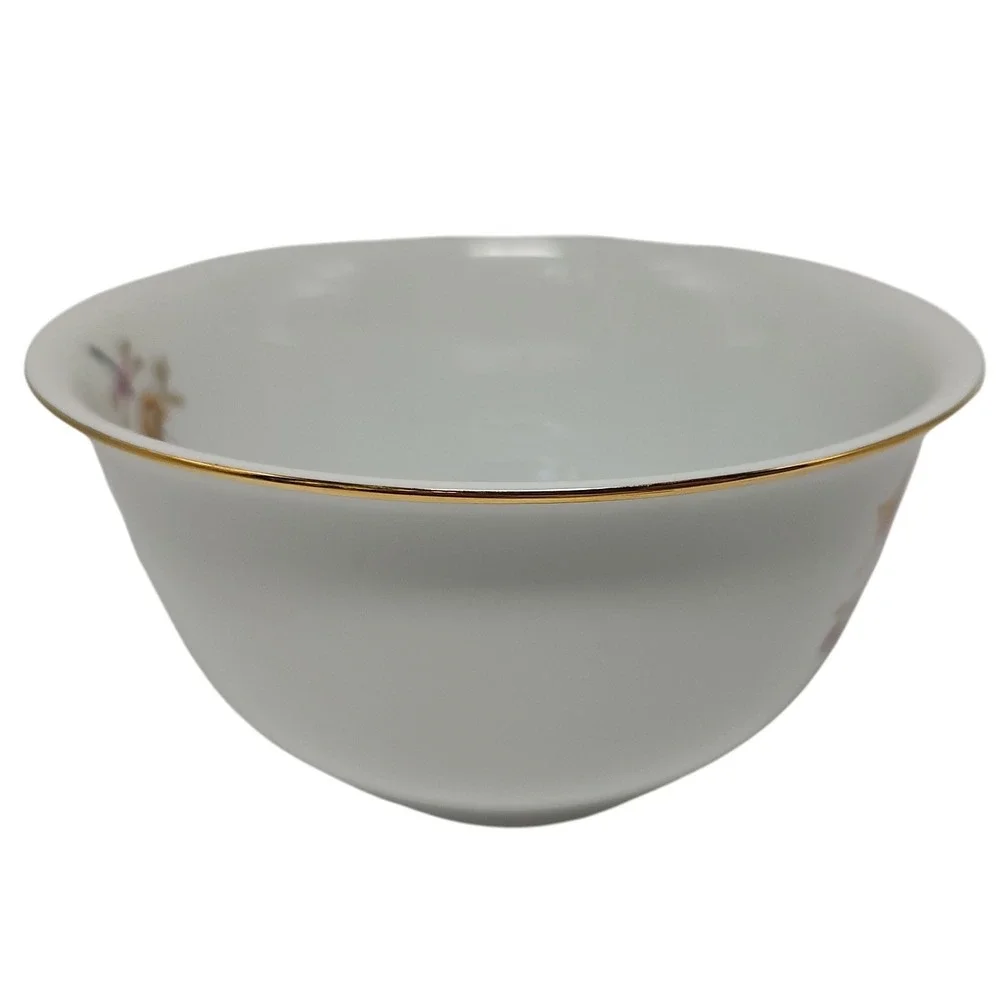 American Avon Heirloom Bowl Independence‎ Day 1981 Porcelain Floral Vintage